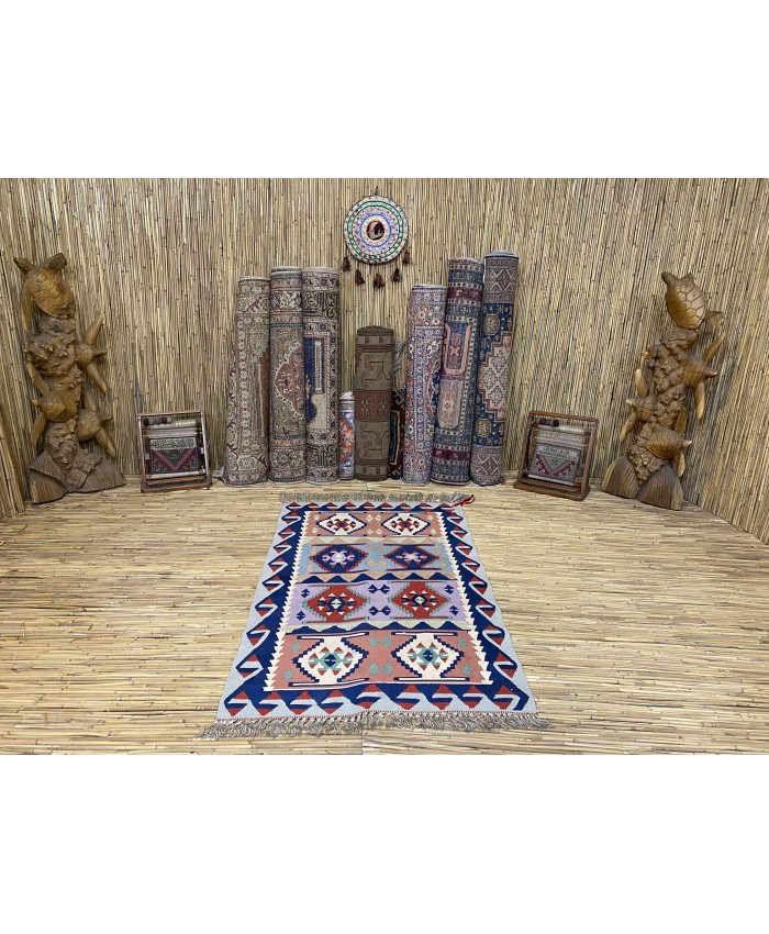 Handmade Turkish Kayseri Acrylic Original Kilim – FREE SHIPPING..!